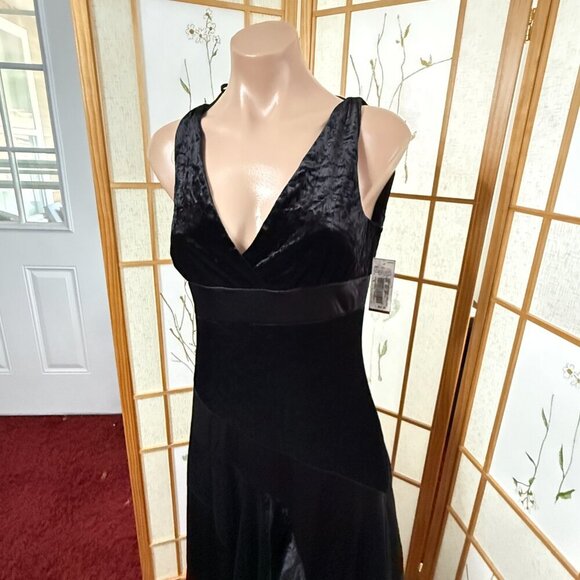 Vintage Y2K 90s Halter Babydoll Midi Dress Handkerchief Fairy Whimsigoth - Picture 2 of 8